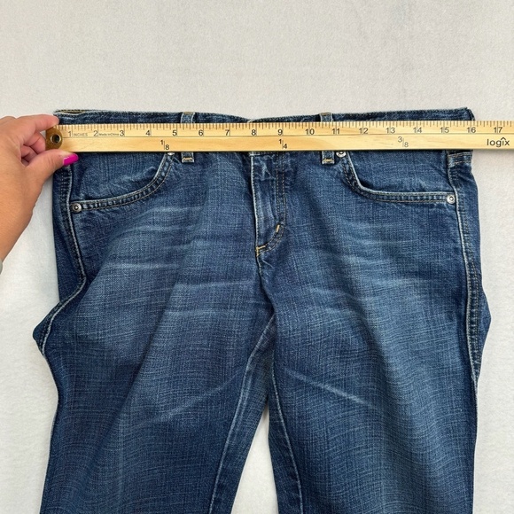 Mavi Bootleg Flare Jeans Womens Size 30* Dark Blue Low Rise - Picture 6 of 13